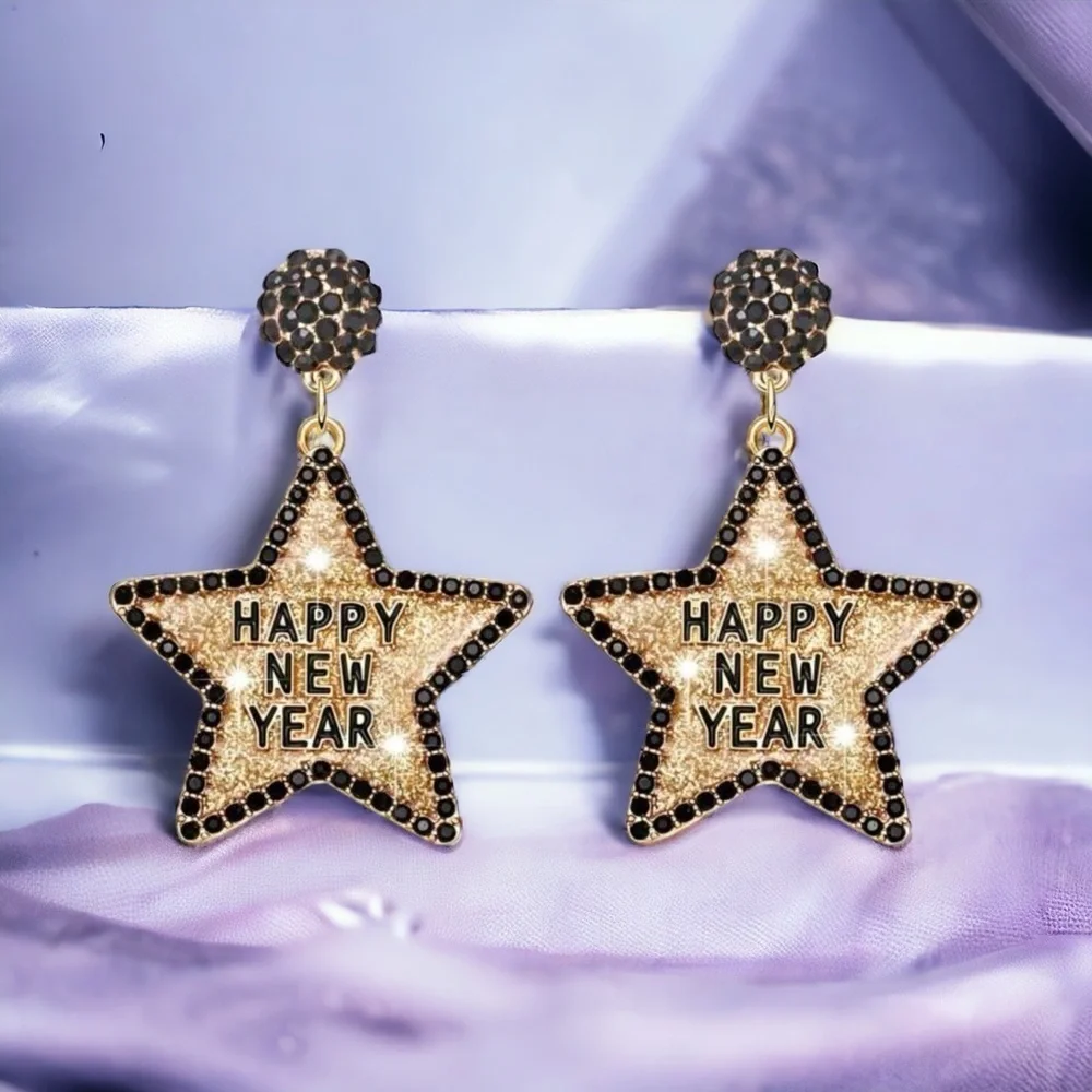 Sparkle Into the New Year with Star-Studded Earrings! 🌟 NWT NYE Accessories